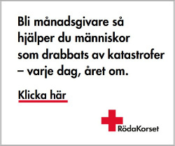 Röda Korset. Bli månadsgivare